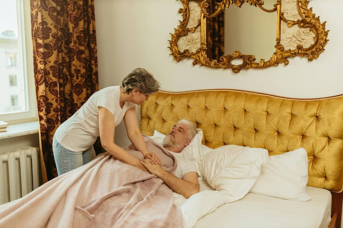 TrueCare caregiver providing home care